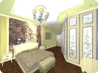 3D Max визуализация проекта квартиры 